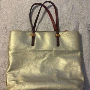 Gold Consuela Tote Bag